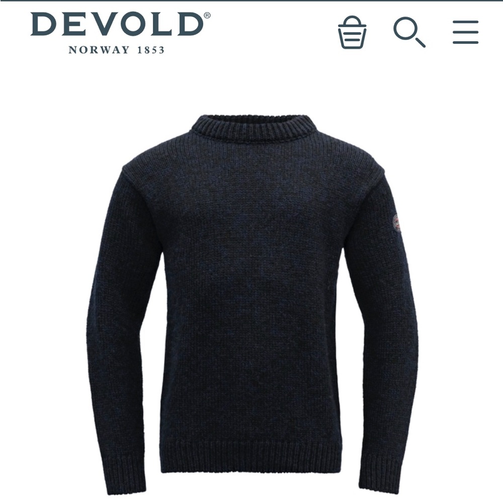 Devold Nansen Navy Blue Sweater